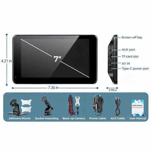 2025 Upgraded Wireless CarPlay Screen for Andriod & Iphone