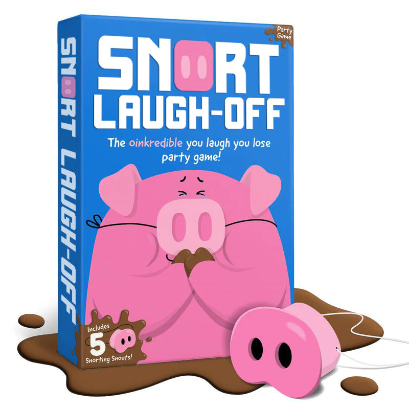 Family Games for Kids and Adults | 150 Challenge Cards, 5 Pig Snouts & Mud Tokens | Funny Games for Friend & Family, 4-8 Players, Ages 8+