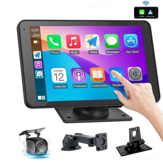 2025 Upgraded Wireless CarPlay Screen for Andriod & Iphone