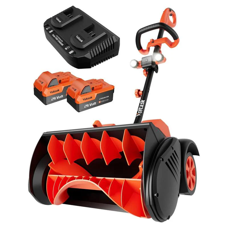 Cordless snow shovels
