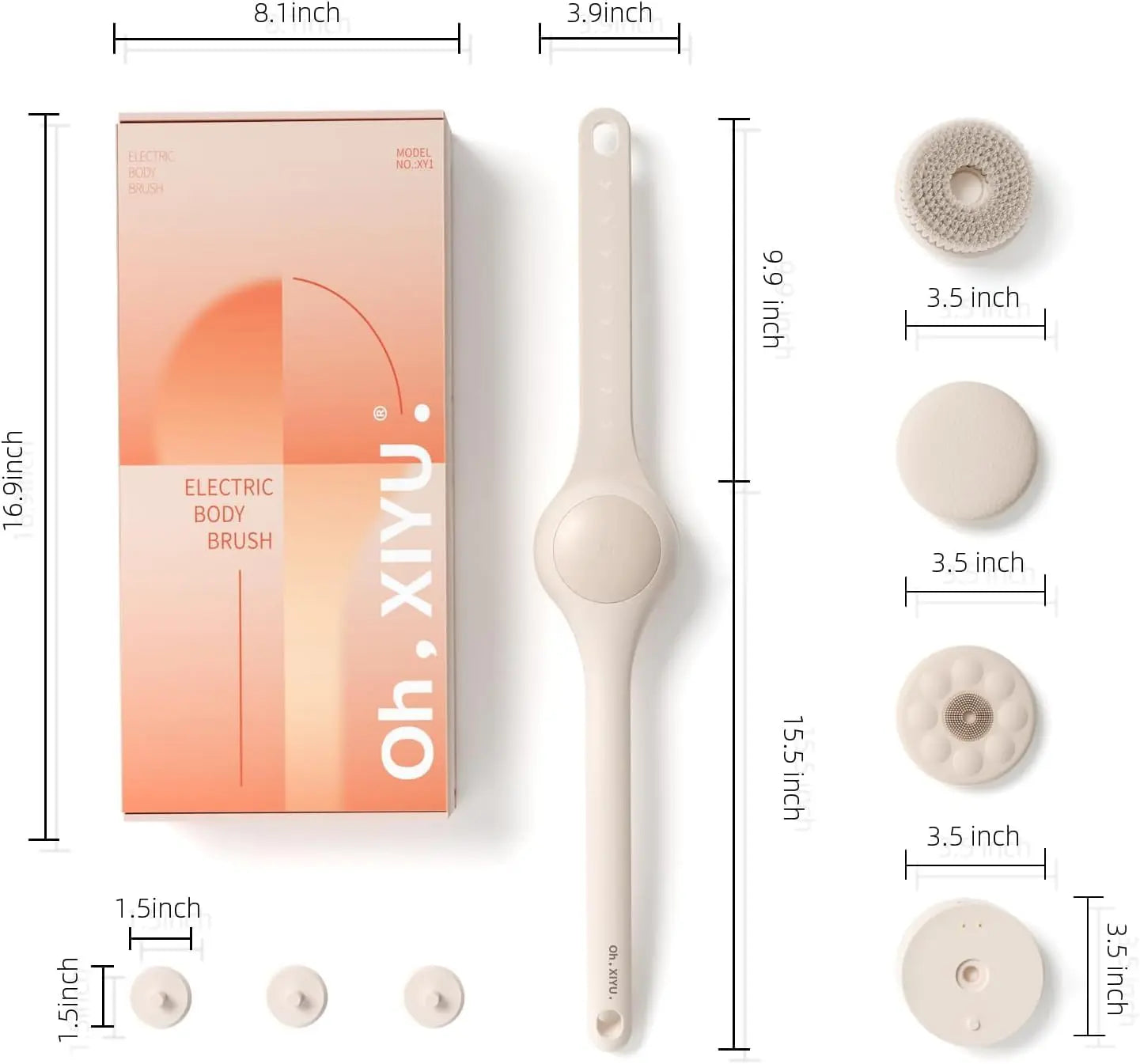 Electric Back Scrubber for Bathing