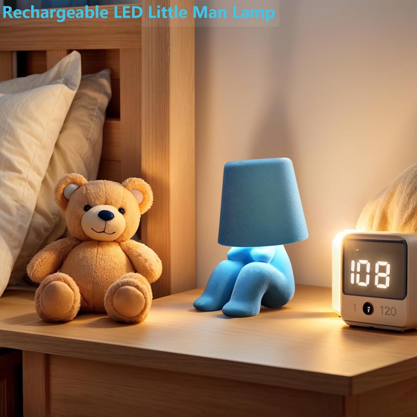 A cute rechargeable lamp