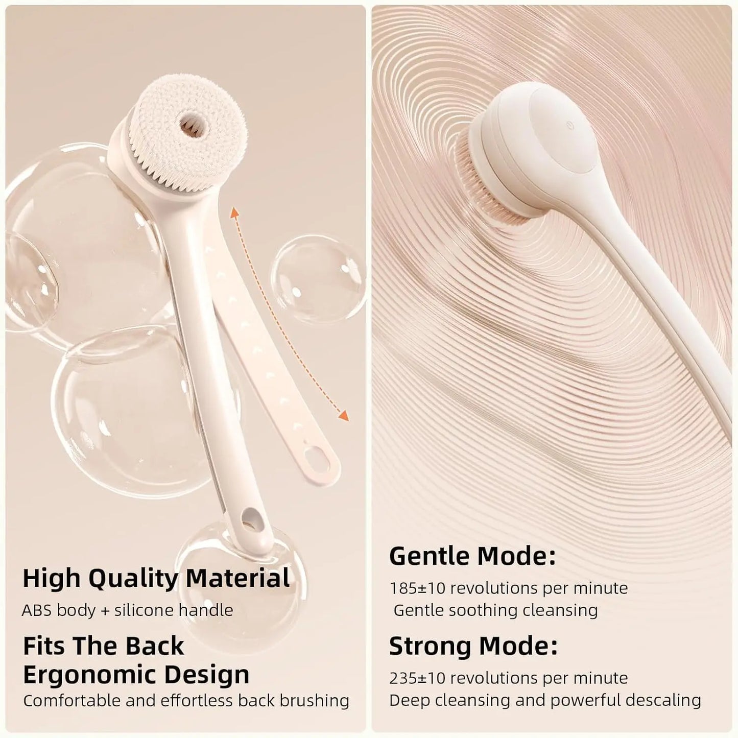 Electric Back Scrubber for Bathing