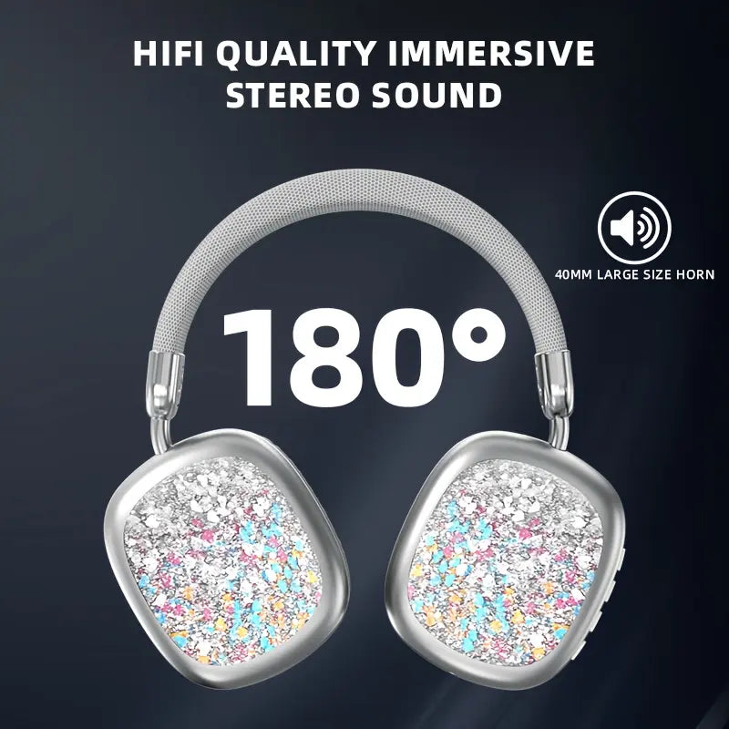 🎧 Bluetooth Over-Ear Headphones – Foldable Wireless & Wired Stereo Headset