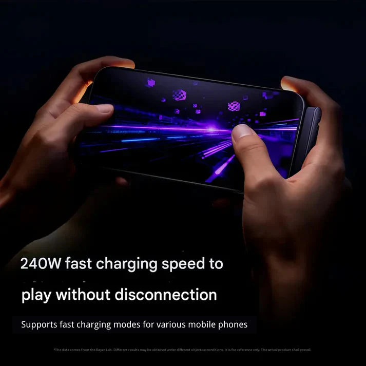 Invisible Holder Charger Cable with Stand, 240w super fast charging 2-in-1 Fast Charging Cord