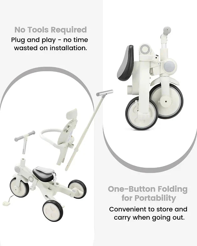 7-in-1 Grow-with-Me Toddler Tricycle