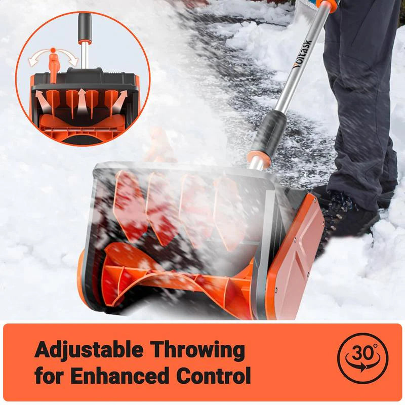 Cordless snow shovels
